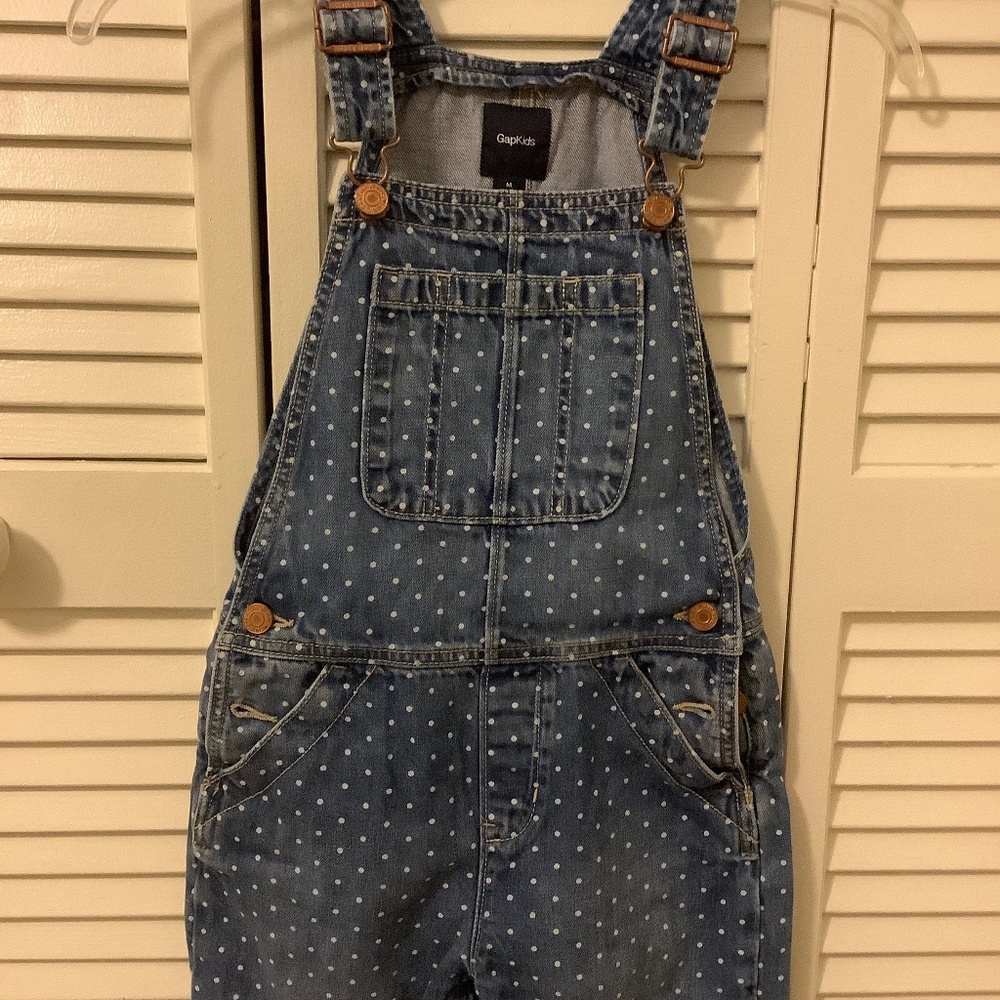 Gap jean shorts overalls